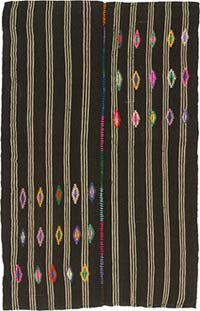 Vintage Anatolian Kilim Rug - 4' 8" x 7' 3" (56" x 87")
