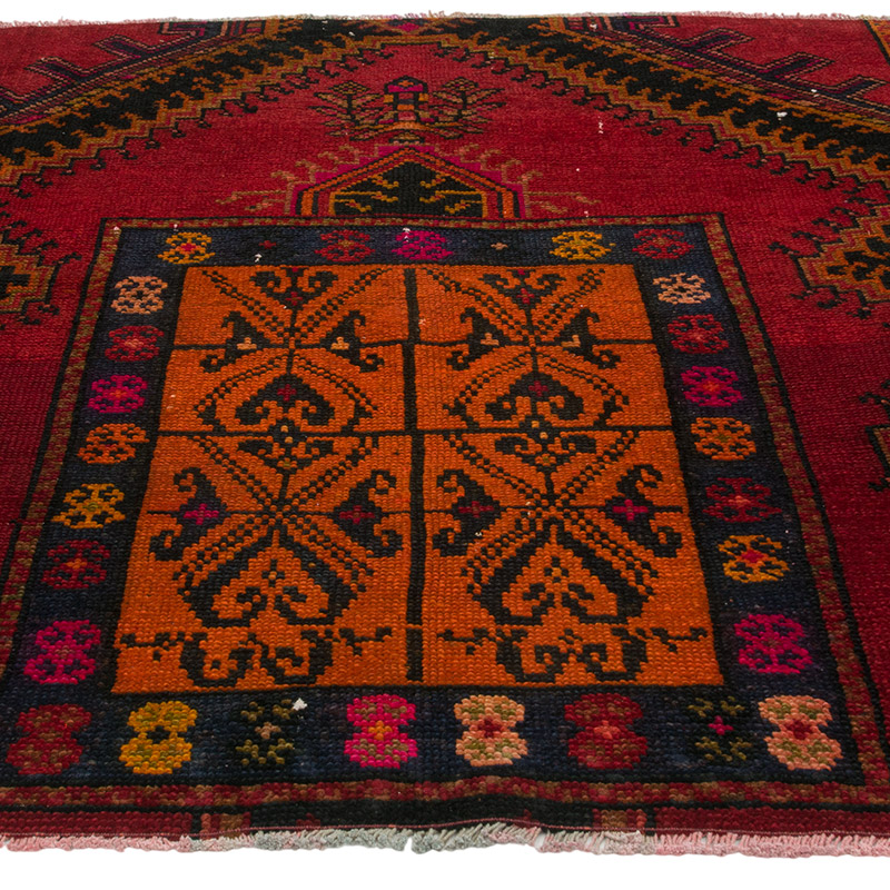 Alfombra Vintage Turca Anudada a Mano - 149 cm x 166 cm - K0085485