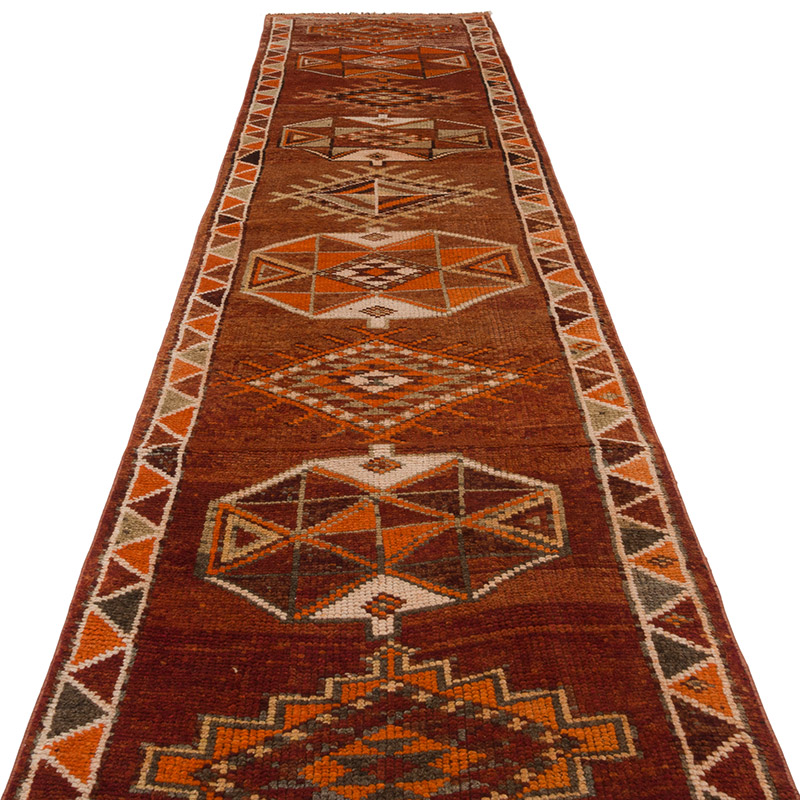 Vintage Anadolu Yolluk - 89 cm x 415 cm - K0085487