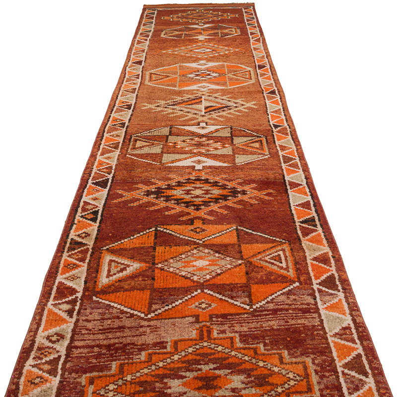 Vintage Anadolu Yolluk - 89 cm x 415 cm - K0085487