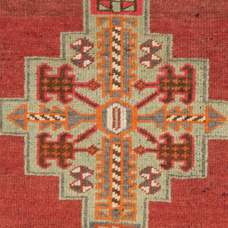 Alfombra Vintage de pasillo - 88 cm x 422 cm - K0085488
