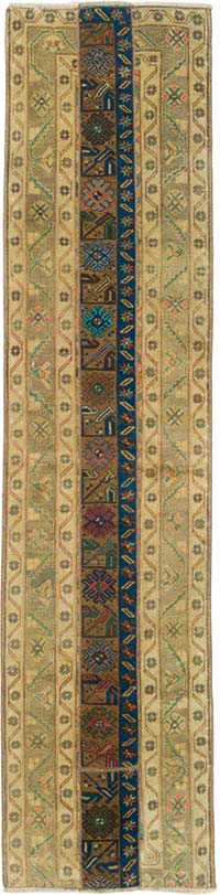 Vintage Turkish Runner Rug - 2' 6" x 10' 2" (30" x 122")