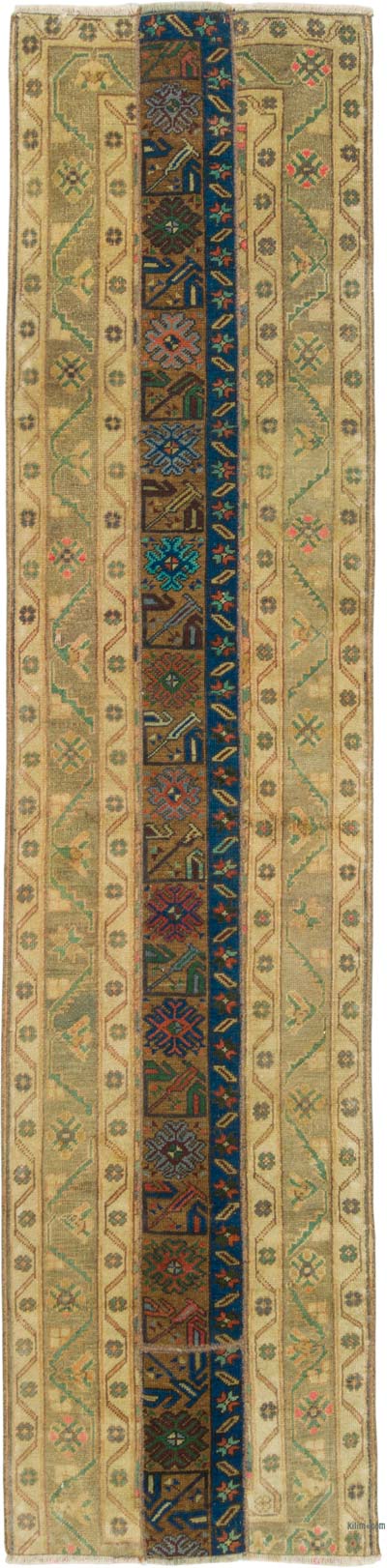 Alfombra Turca Vintage de pasillo - 75 cm x 310 cm