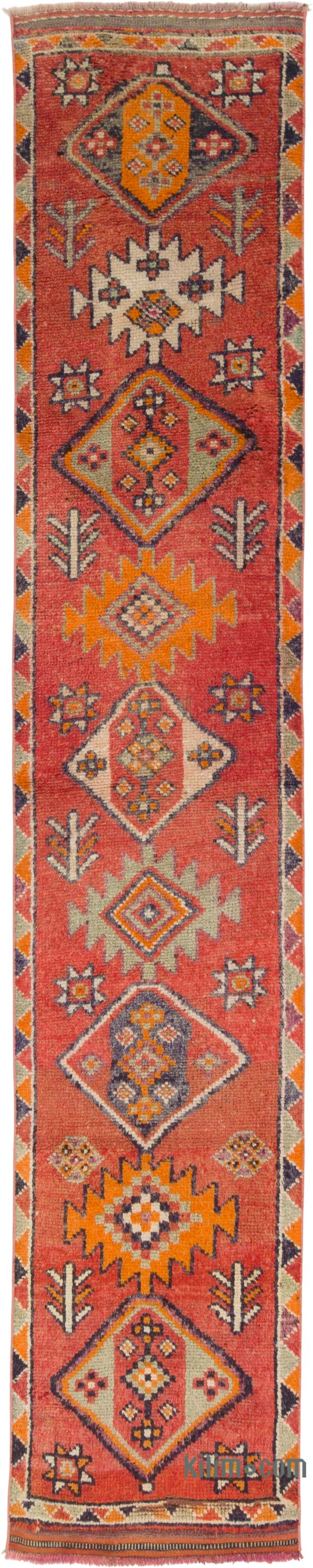 Vintage Tribal Runner Rug - 2' 5" x 12' 8" (29" x 152") - K0085491