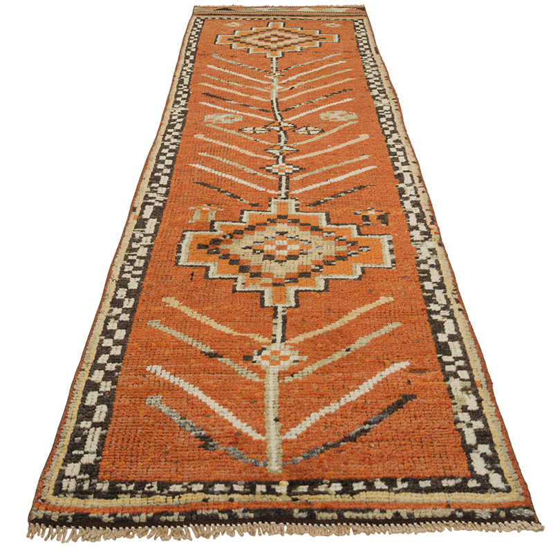 Alfombra Vintage de pasillo - 81 cm x 327 cm - K0085492