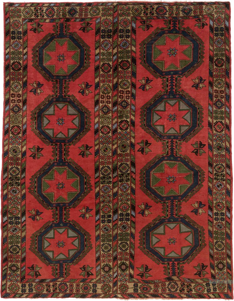 Alfombra Vintage Turca Anudada a Mano - 304 cm x 388 cm - K0085494