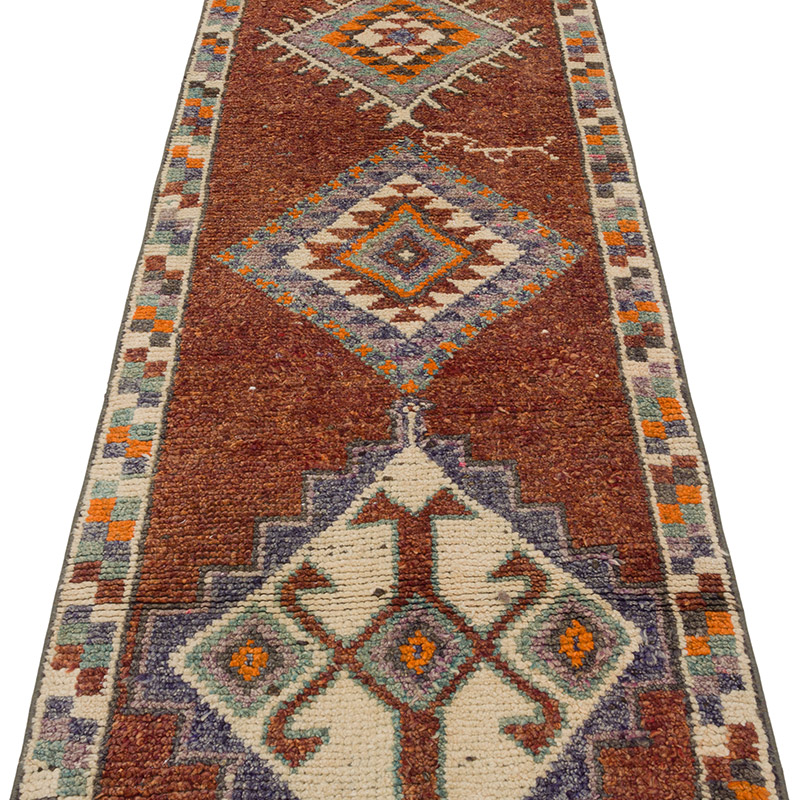 Vintage Anadolu Yolluk - 80 cm x 380 cm - K0085498