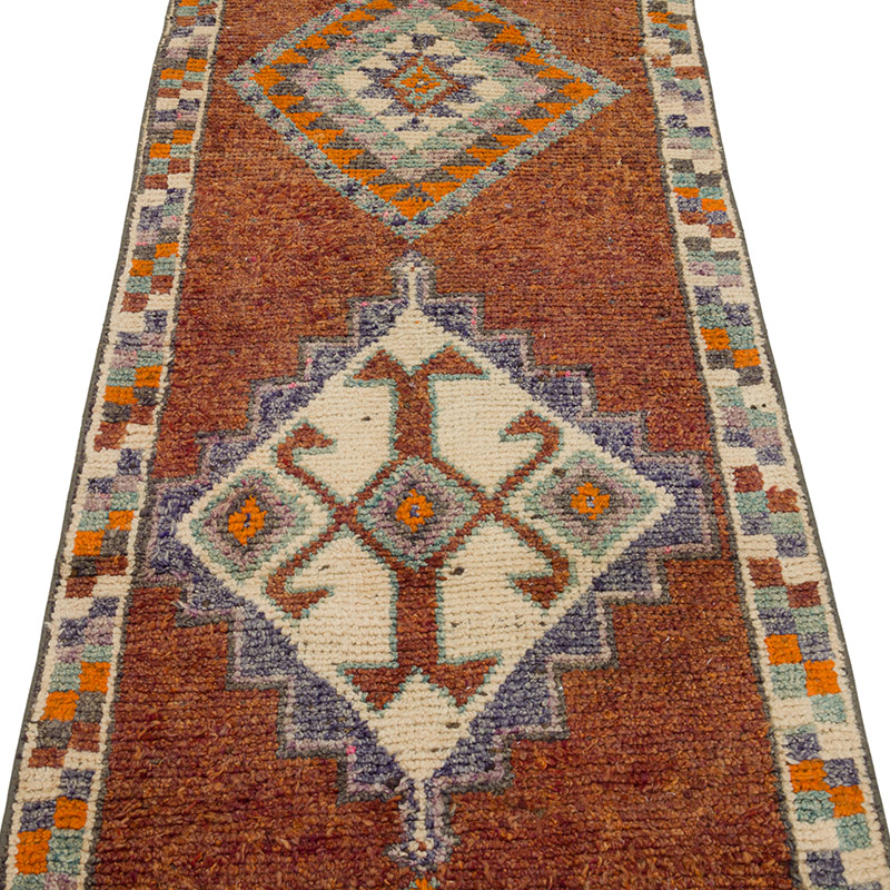 Vintage Anadolu Yolluk - 80 cm x 380 cm - K0085498
