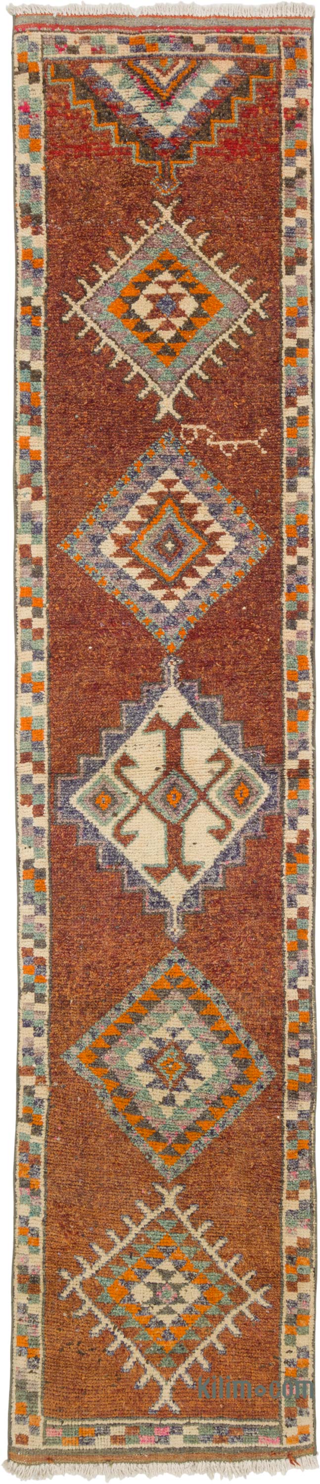 Vintage Anadolu Yolluk - 80 cm x 380 cm - K0085498