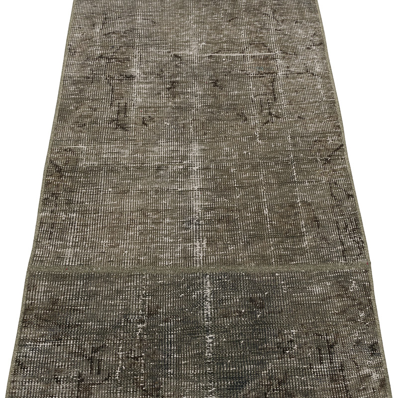Boyali El Dokuma Vintage Hali Yolluk - 74 cm x 228 cm - K0085501