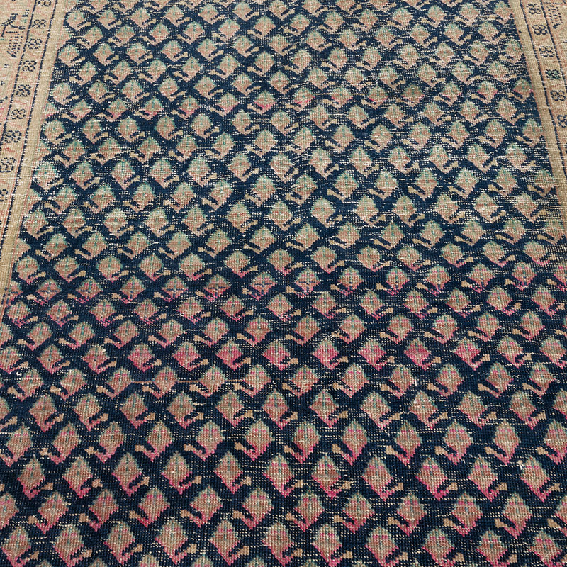 Alfombra Oriental Vintage Anudada a Mano - 134 cm x 215 cm - K0085502