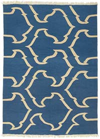 New Handwoven Turkish Kilim Rug - 6' 6" x 8' 10" (78" x 106")