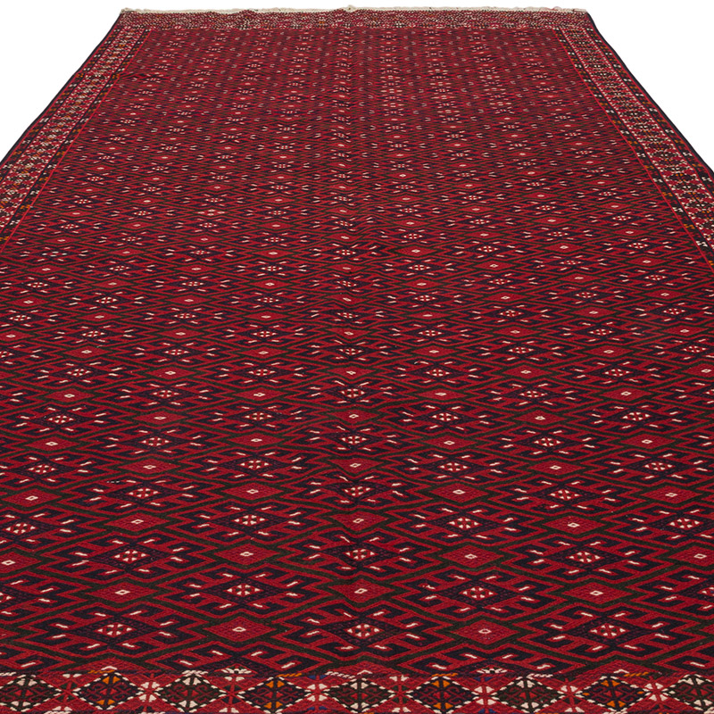 Alfombra Kilom Turkom Vintage Yomut - 198 cm x 387 cm - K0085505