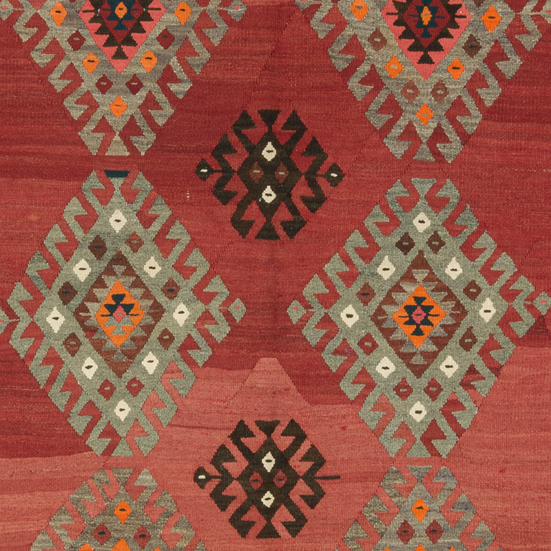Vintage Bayburt Kilimi - 187 cm x 402 cm - K0085508