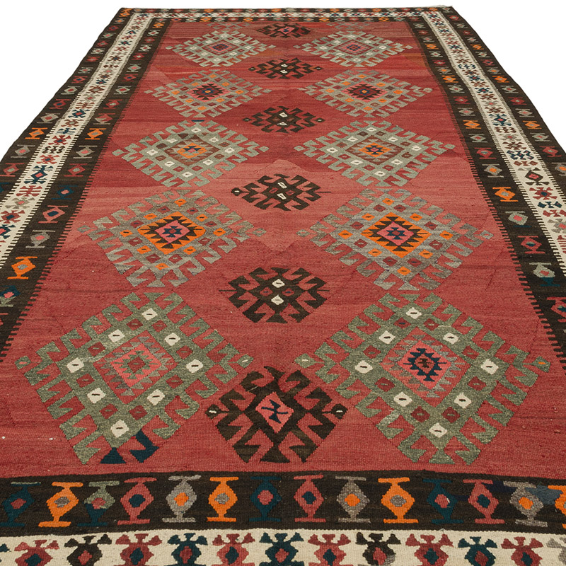 Vintage Bayburt Kilimi - 187 cm x 402 cm - K0085508