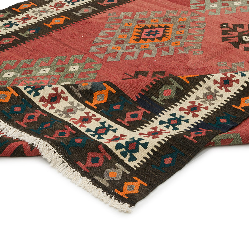 Vintage Bayburt Kilimi - 187 cm x 402 cm - K0085508