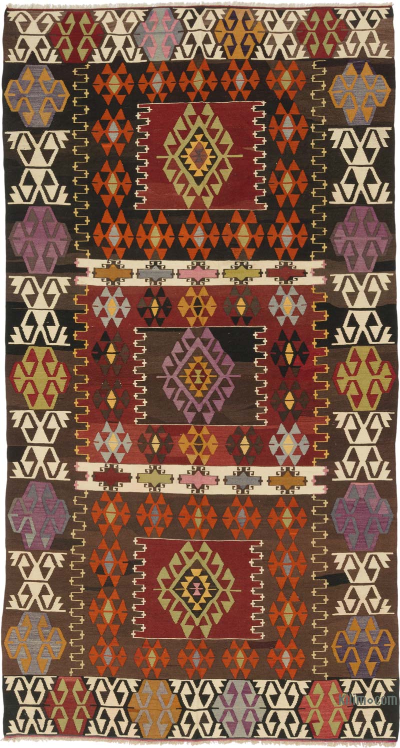 Vintage Karakecili Kilimi - 165 cm x 305 cm - K0085510
