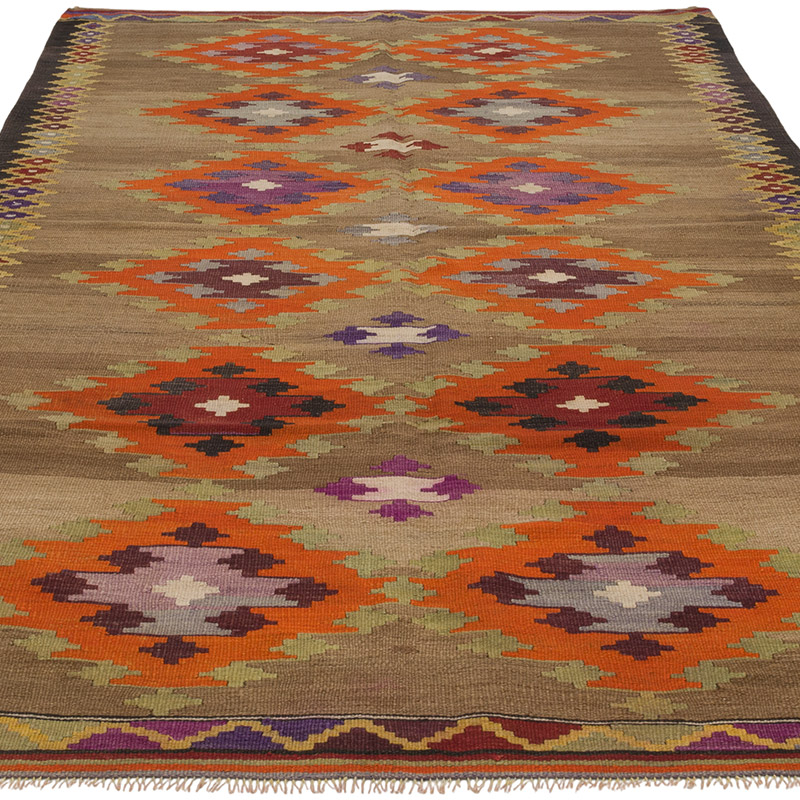 Alfombra Vintage Fethiye Kilim - 163 cm x 266 cm - K0085511