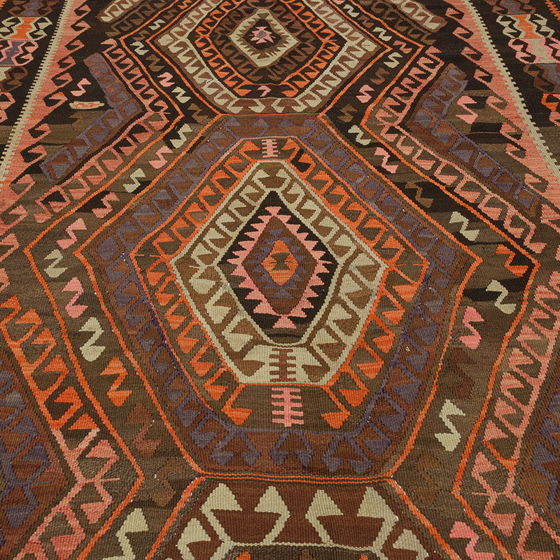 Alfombra Kars Kilim Vintage - 205 cm x 430 cm - K0085514