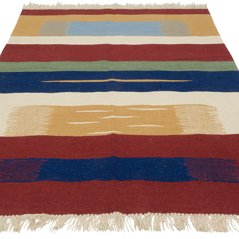 Nueva Alfombra Turca Kilim - 124 cm x 189 cm - K0085516