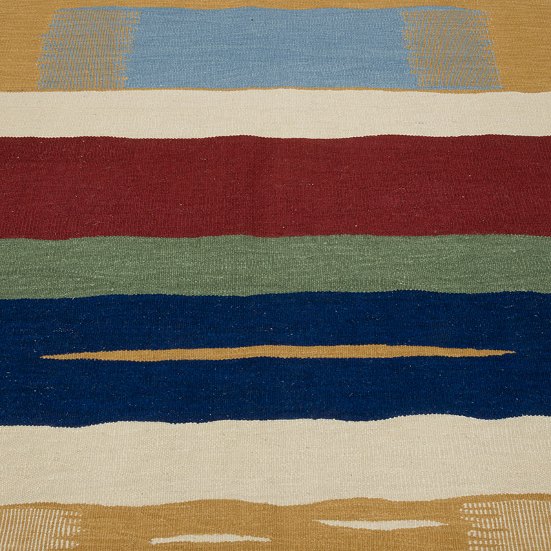 Nueva Alfombra Turca Kilim - 124 cm x 189 cm - K0085516