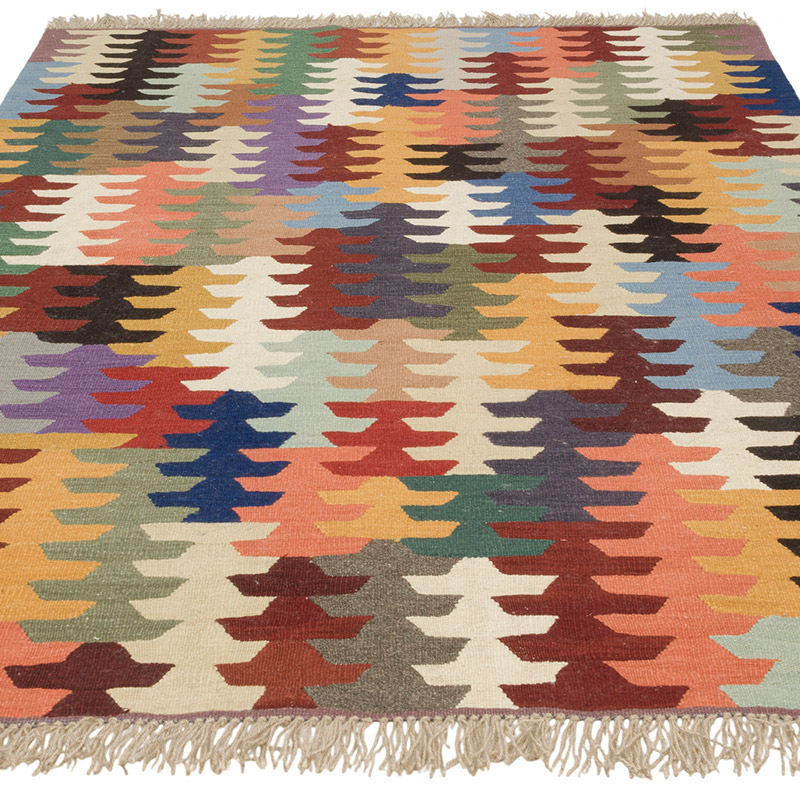 Nueva Alfombra Turca Kilim - 155 cm x 220 cm - K0085518