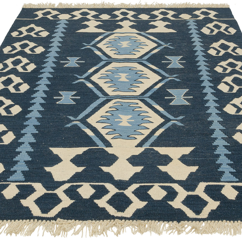 Nueva Alfombra Turca Kilim - 127 cm x 191 cm - K0085519