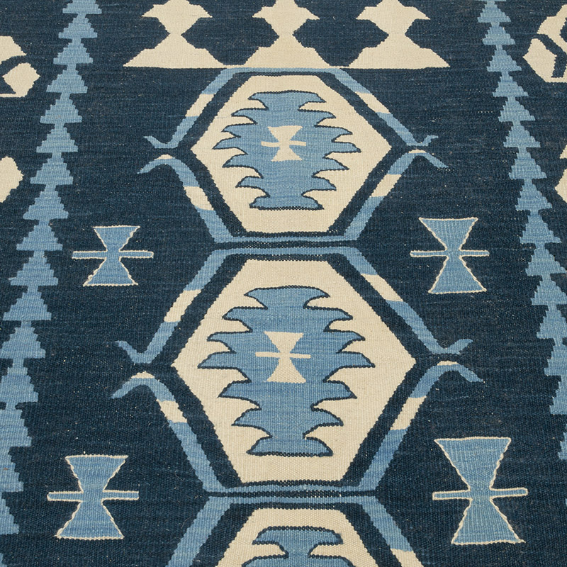 Nueva Alfombra Turca Kilim - 127 cm x 191 cm - K0085519