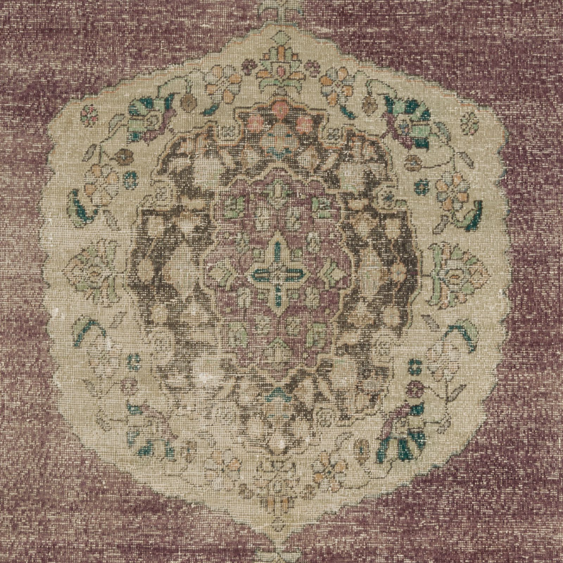 Alfombra Vintage Turca Anudada a Mano - 195 cm x 290 cm - K0085523