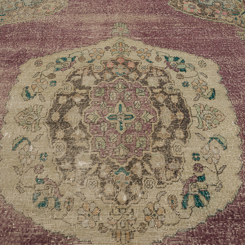 Alfombra Vintage Turca Anudada a Mano - 195 cm x 290 cm - K0085523
