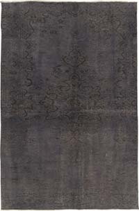 Boyalı El Dokuma Vintage Halı - 168 cm x 253 cm
