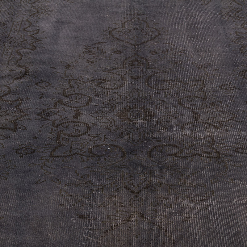 Over-dyed Vintage Hand-Knotted Turkish Rug - 5' 6" x 8' 4" (66" x 100") - K0085527