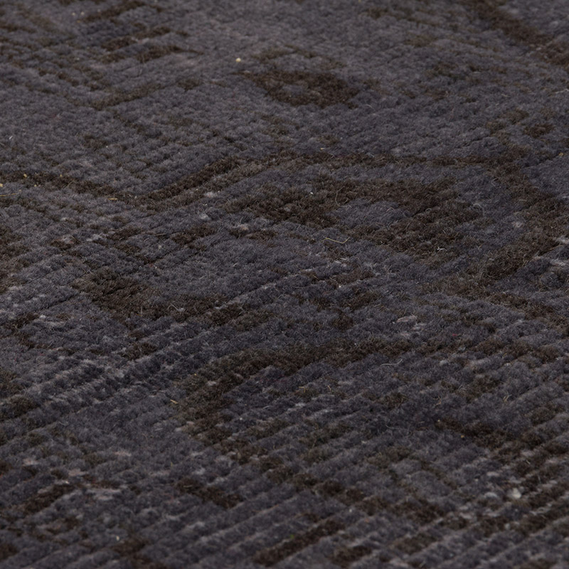 Over-dyed Vintage Hand-Knotted Turkish Rug - 5' 6" x 8' 4" (66" x 100") - K0085527