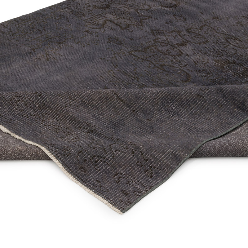 Over-dyed Vintage Hand-Knotted Turkish Rug - 5' 6" x 8' 4" (66" x 100") - K0085527