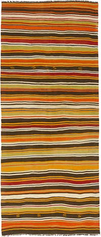 Alfombra Vintage Kilim Turca - 162 cm x 378 cm