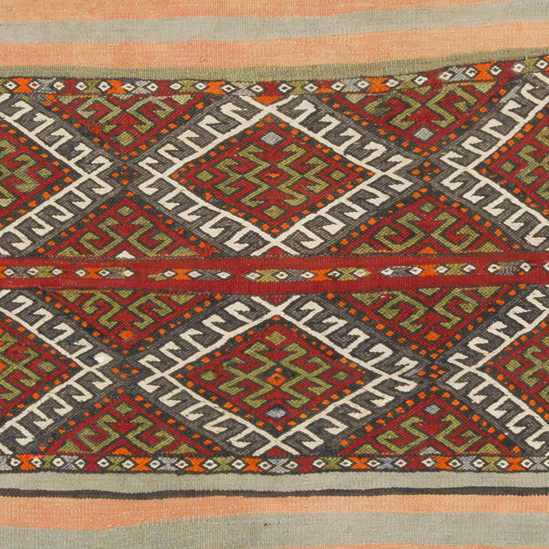 Vintage Malatya Kilimi - 116 cm x 108 cm - K0085532