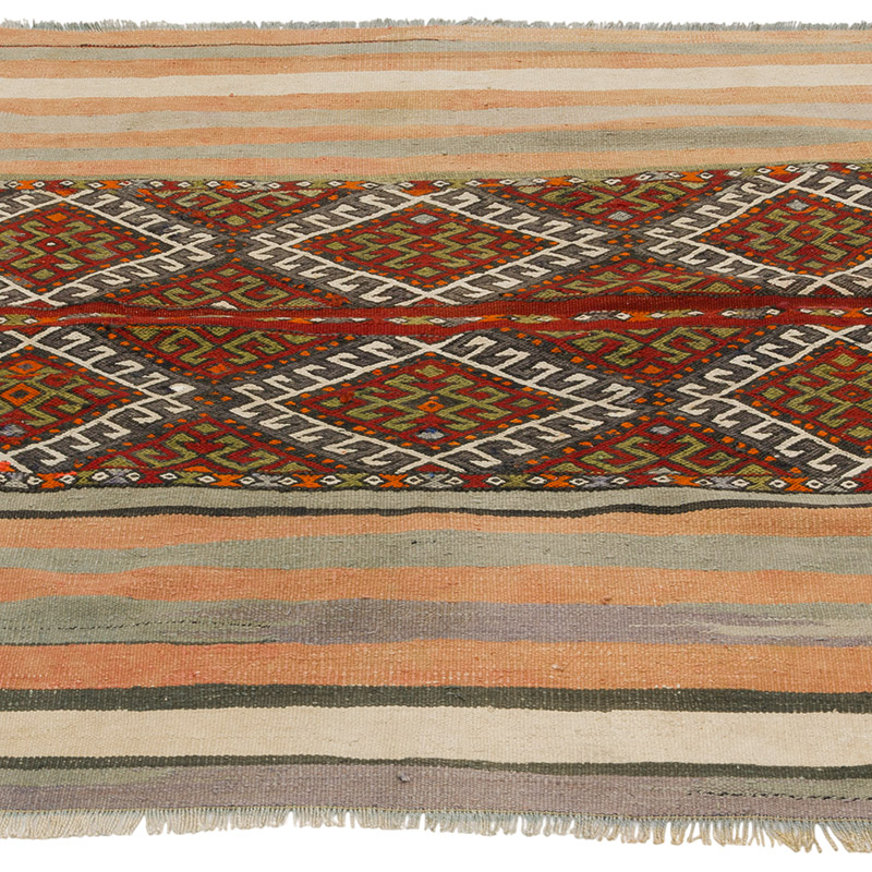 Vintage Malatya Kilimi - 116 cm x 108 cm - K0085532