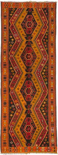 Alfombra Vintage Malatya Kilim - 184 cm x 490 cm