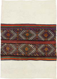 Vintage Sivas Kilim Rug - 3' 9" x 5' 1" (45" x 61")