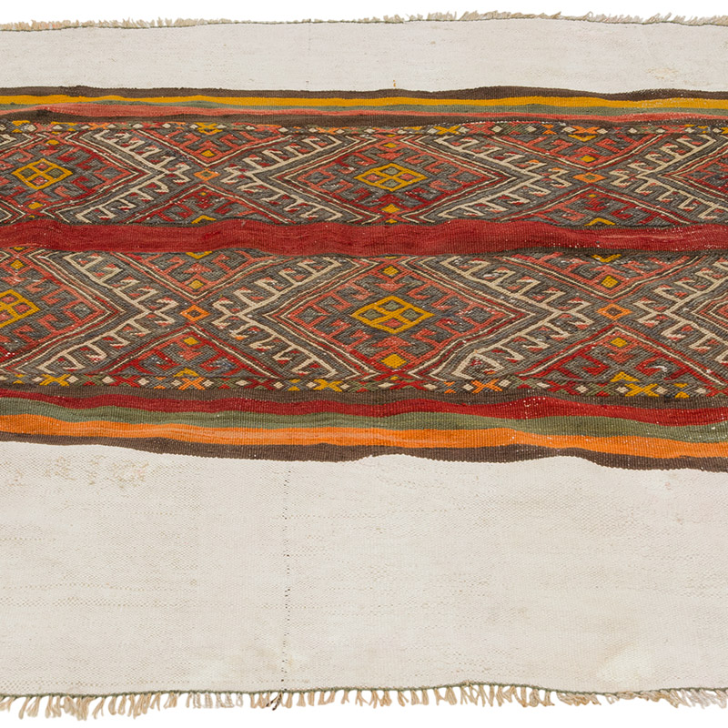 Vintage Sivas Kilim Rug - 3' 11" x 3' 7" (47" x 43") - K0085535
