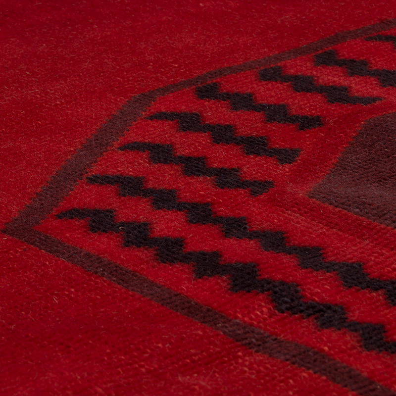 Over-dyed Vintage Hand-Knotted Turkish Rug - 5' 7" x 9' 1" (67" x 109") - K0085539
