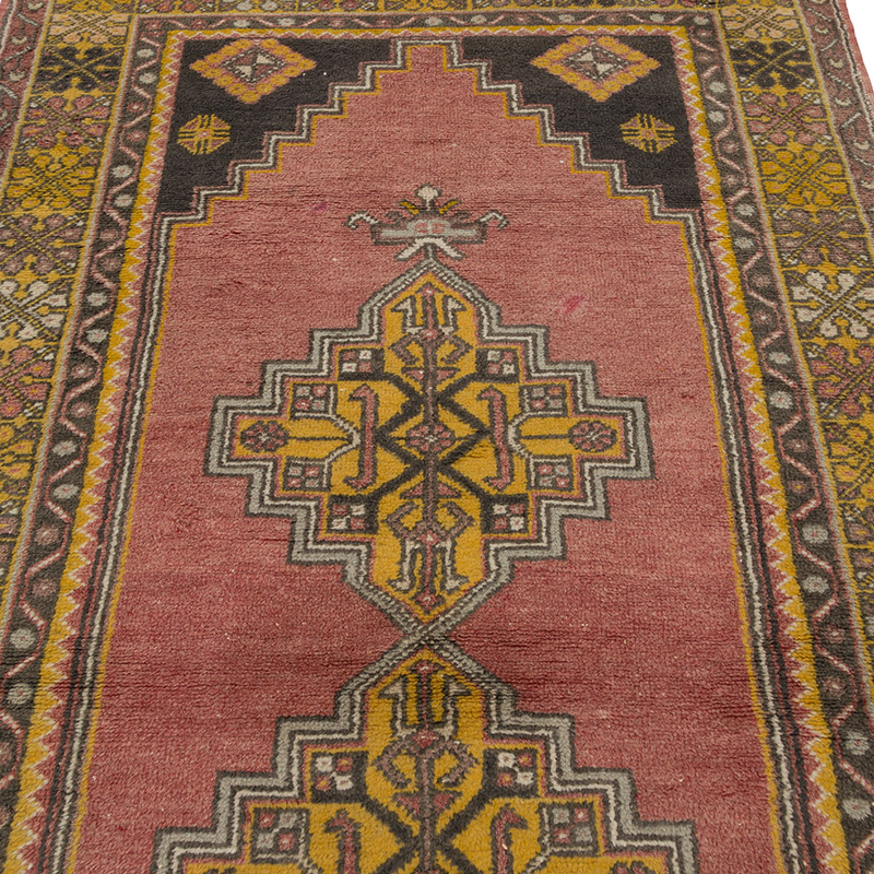 Alfombra Vintage Turca Anudada a Mano - 120 cm x 210 cm - K0085540