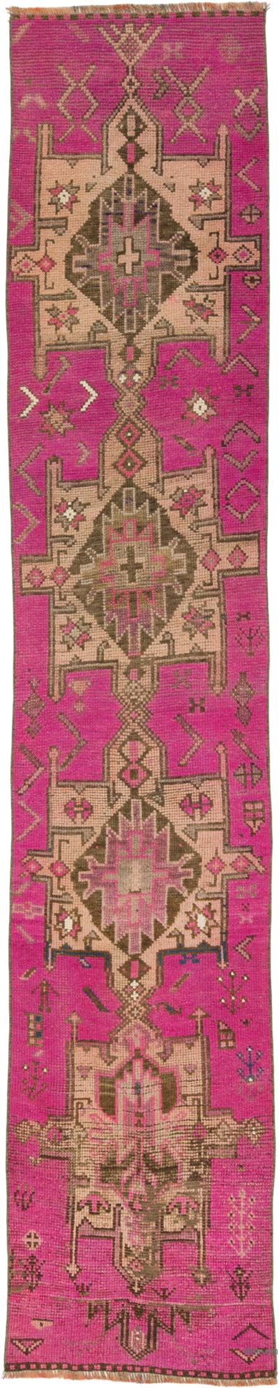 El Dokuma Vintage Halı - 66 cm x 336 cm