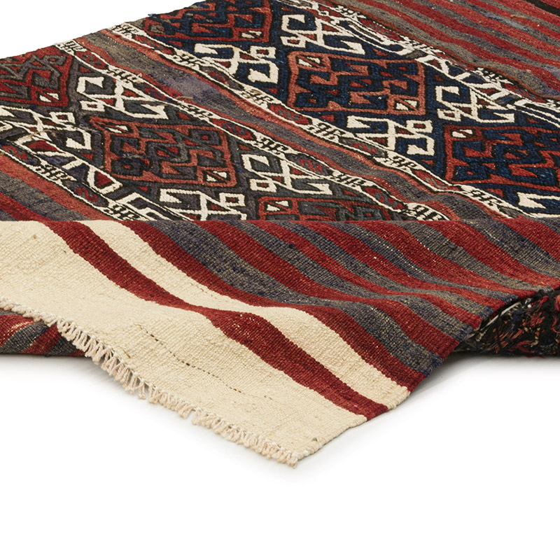 Vintage Malatya Kilim Rug - 4' 2" x 5' 1" (50" x 61") - K0085544