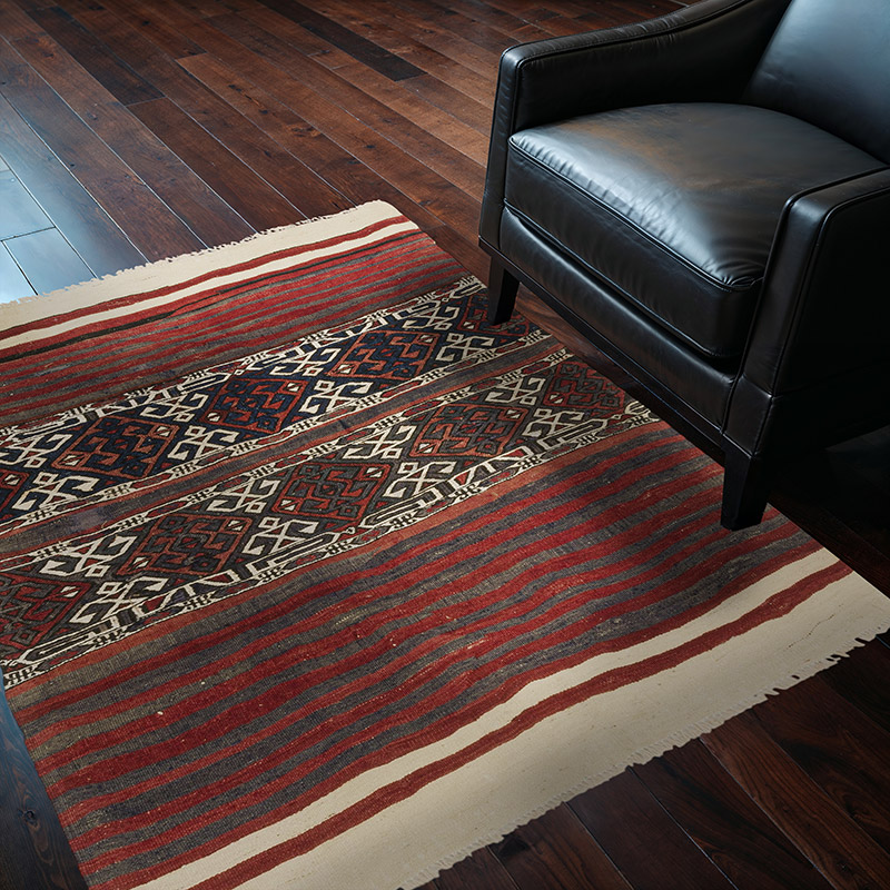 Vintage Malatya Kilimi - 127 cm x 155 cm - K0085544