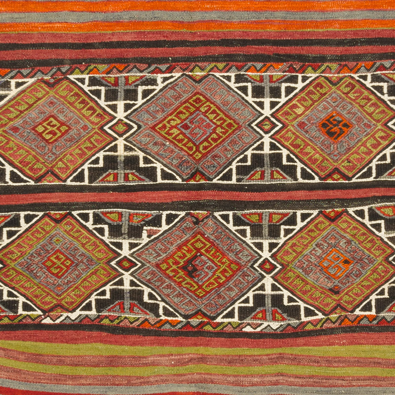 Alfombra Vintage Afyon Kilim - 115 cm x 154 cm - K0085547