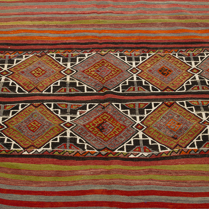 Alfombra Vintage Afyon Kilim - 115 cm x 154 cm - K0085547