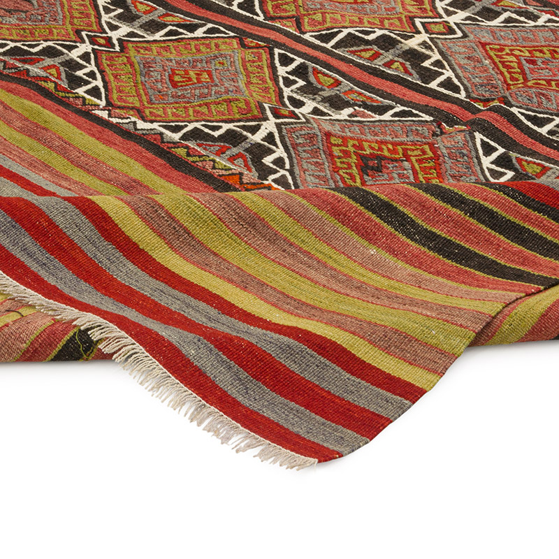 Alfombra Vintage Afyon Kilim - 115 cm x 154 cm - K0085547