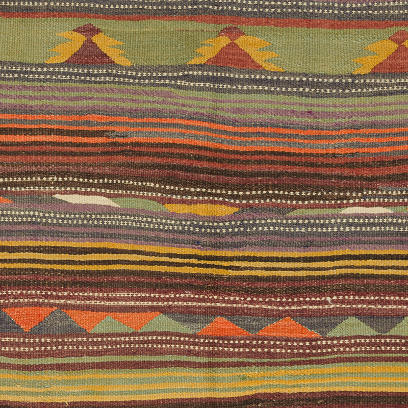 Vintage Konya Kilim Rug - 4' 11" x 7' 3" (59" x 87") - K0085549