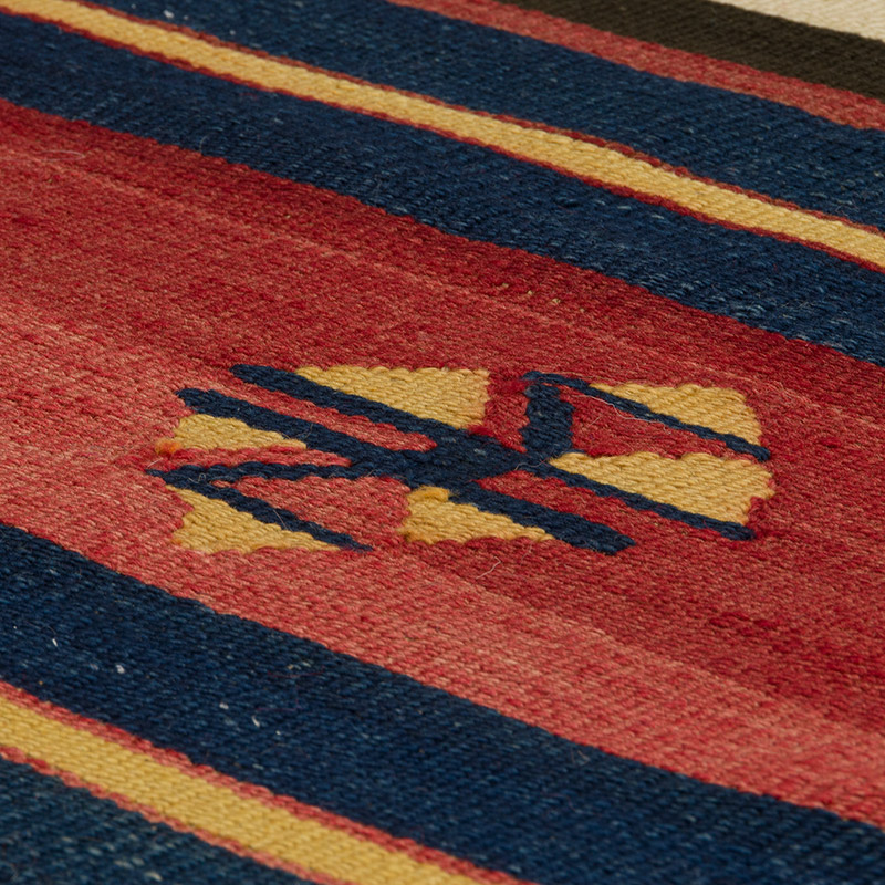 Vintage Manastir Kilim Rug - 5' 6" x 7' 4" (66" x 88") - K0085552